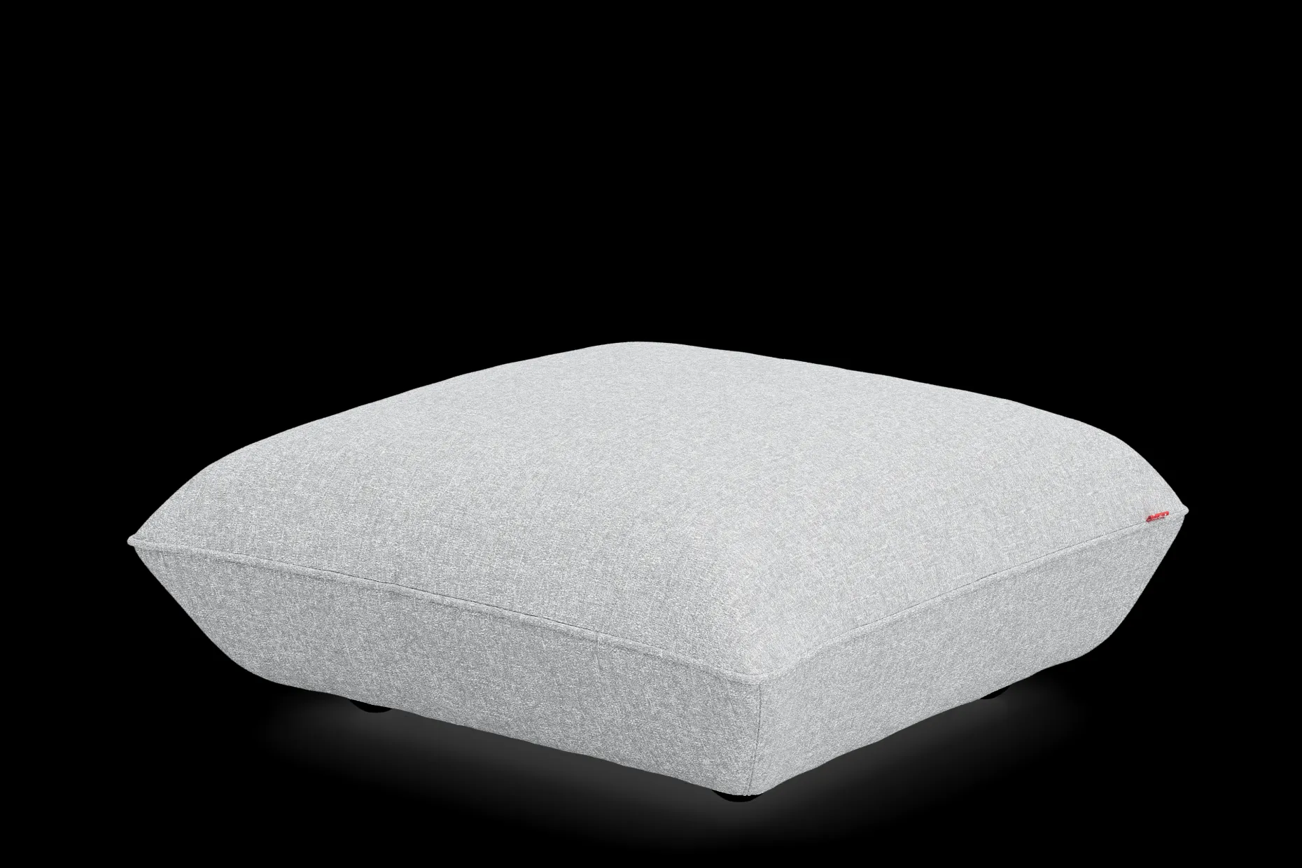 Sumo Hocker Boucle Hocker, gris, 108x108x44 cm