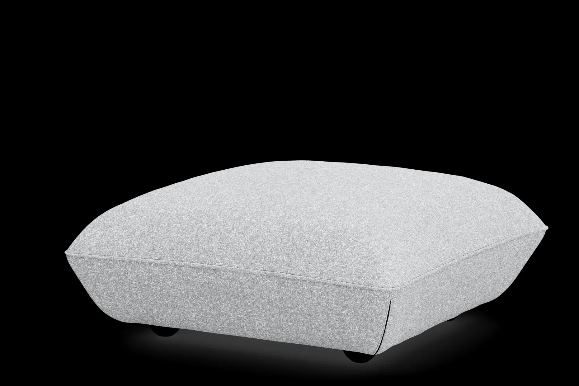 Sumo Hocker Boucle Hocker, gris, 108x108x44 cm