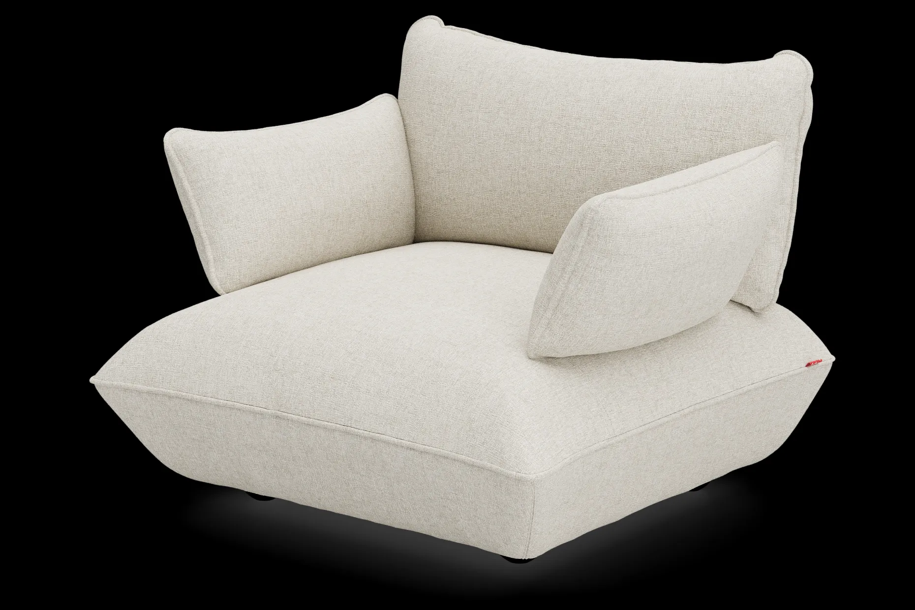 Sumo Loveseat Boucle Beige Loveseat, 114x108x90 cm