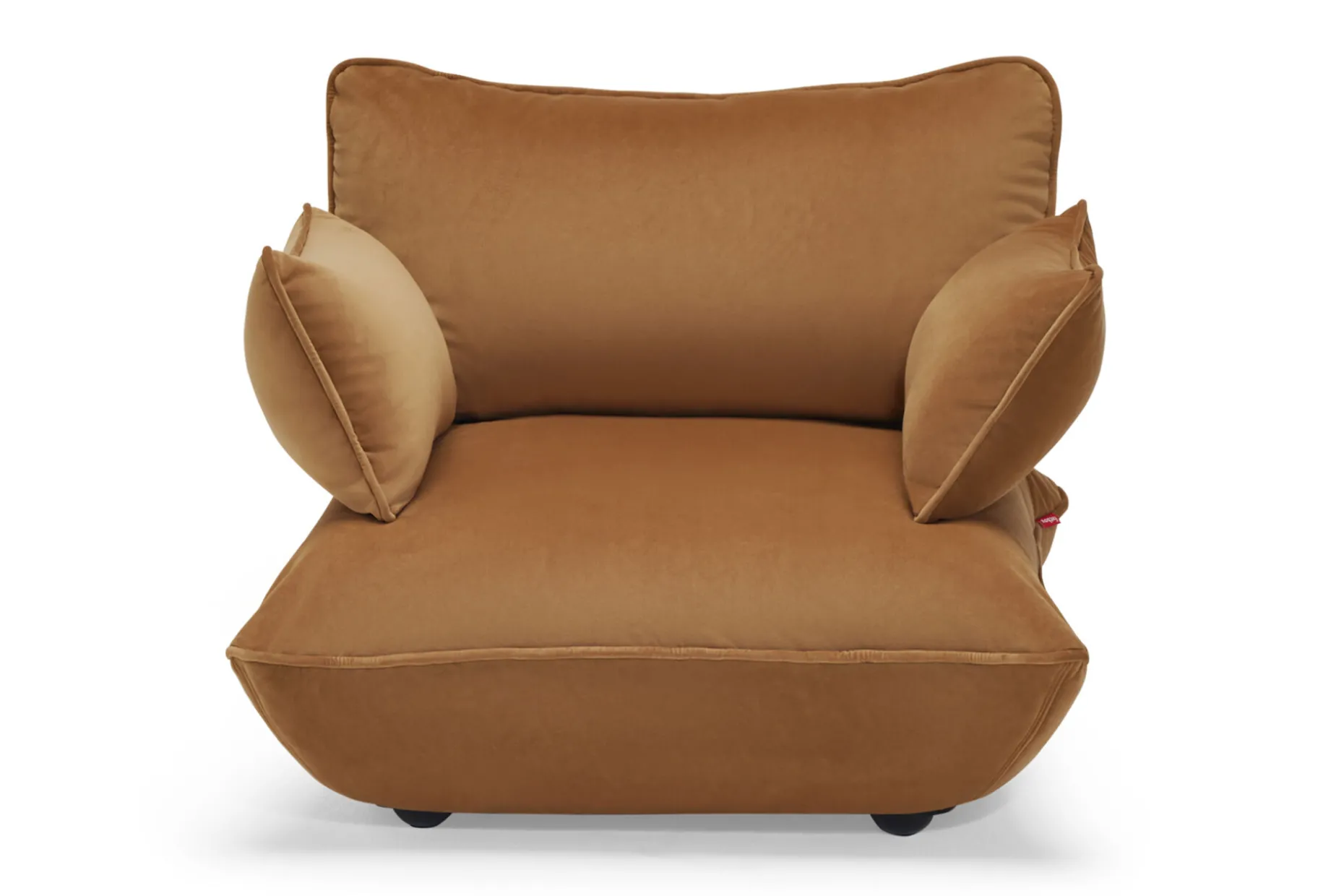 Sumo Loveseat Velvet Almond Loveseat, 114x108x90 cm