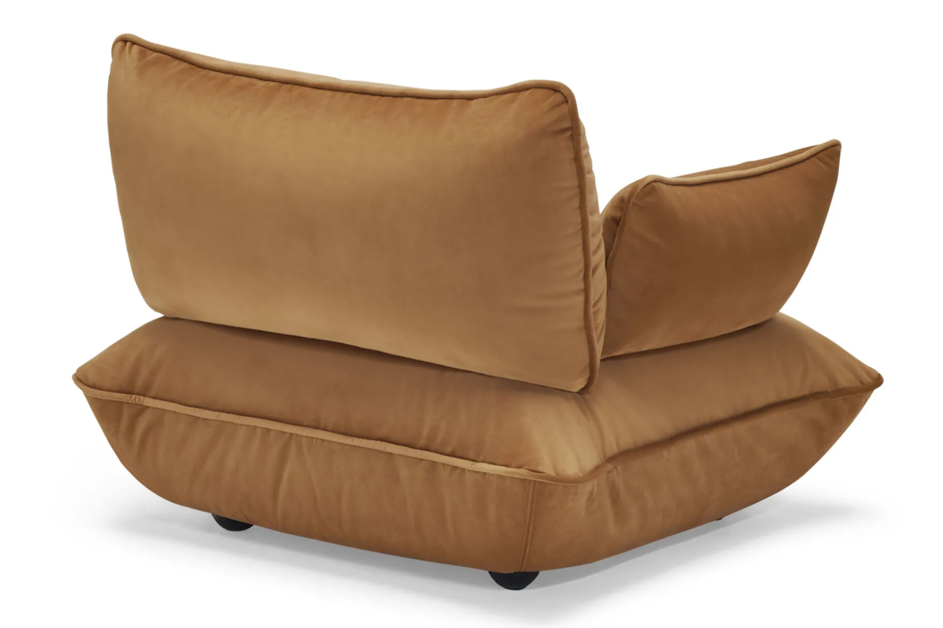 Sumo Loveseat Velvet Almond Loveseat, 114x108x90 cm