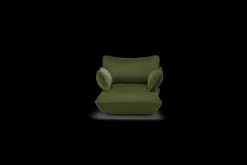Sumo Loveseat Velvet Deep Green Loveseat, 114x108x90 cm