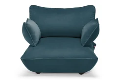 Sumo Loveseat Velvet Petrol Loveseat, 114x108x90 cm