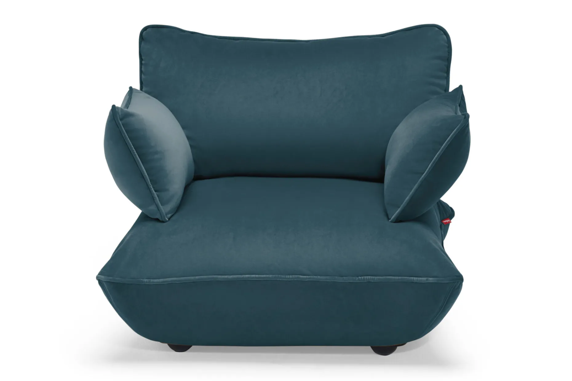 Sumo Loveseat Velvet Petrol Loveseat, 114x108x90 cm