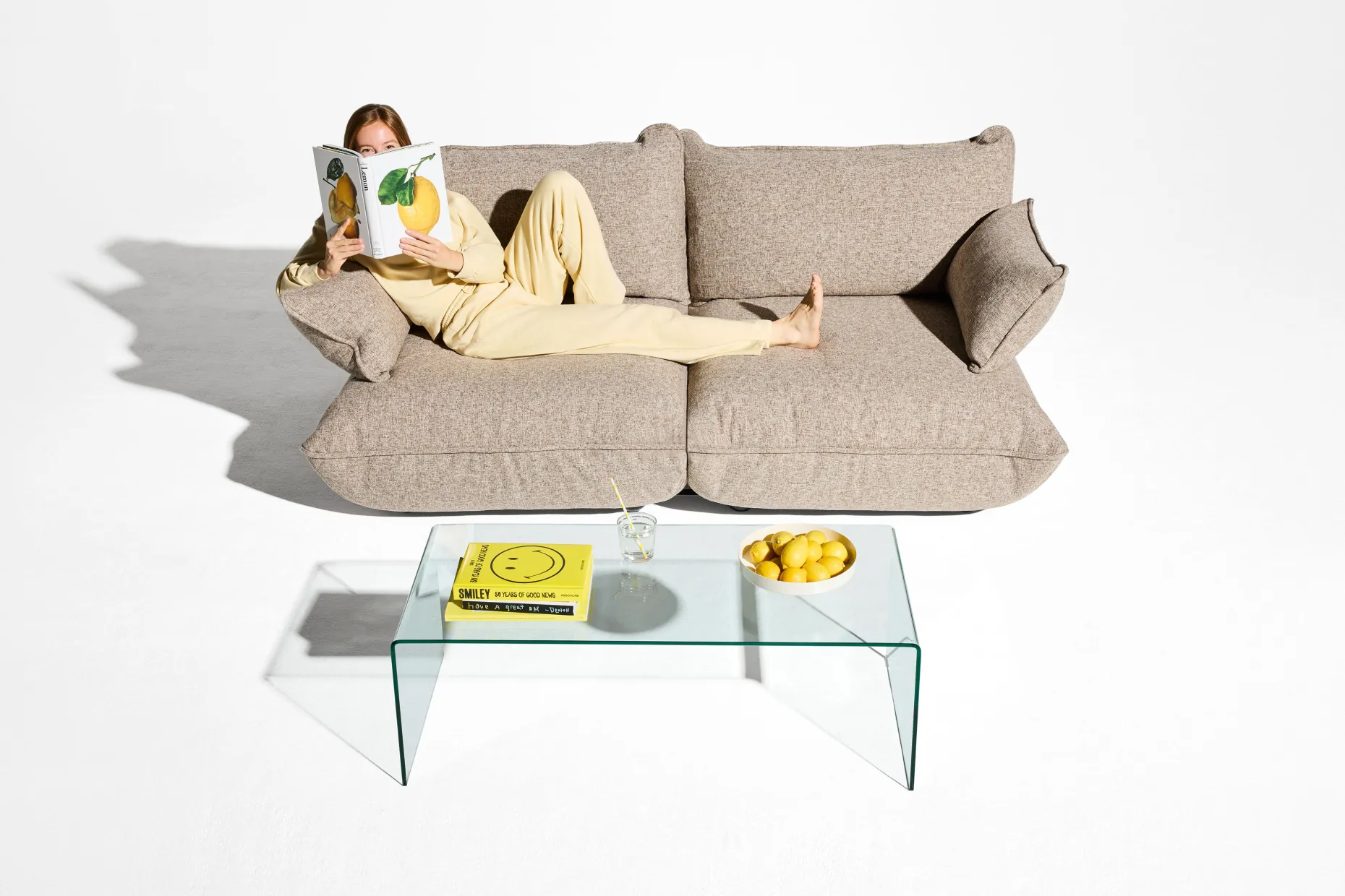 Sumo Seat Boucle Seat, marron, 108x108x90 cm