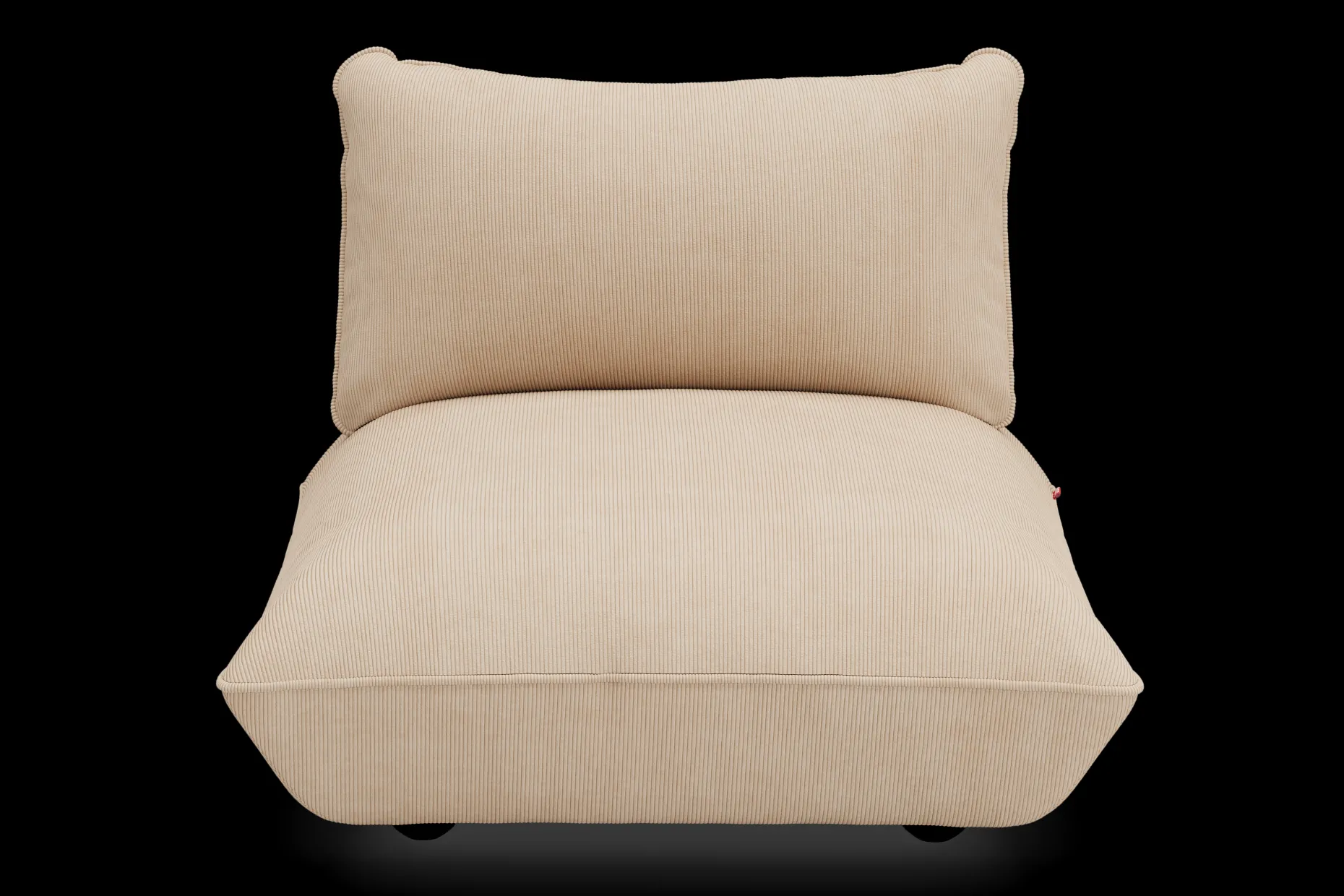 Sumo Seat Cord Seat, beige, 108x108x90 cm