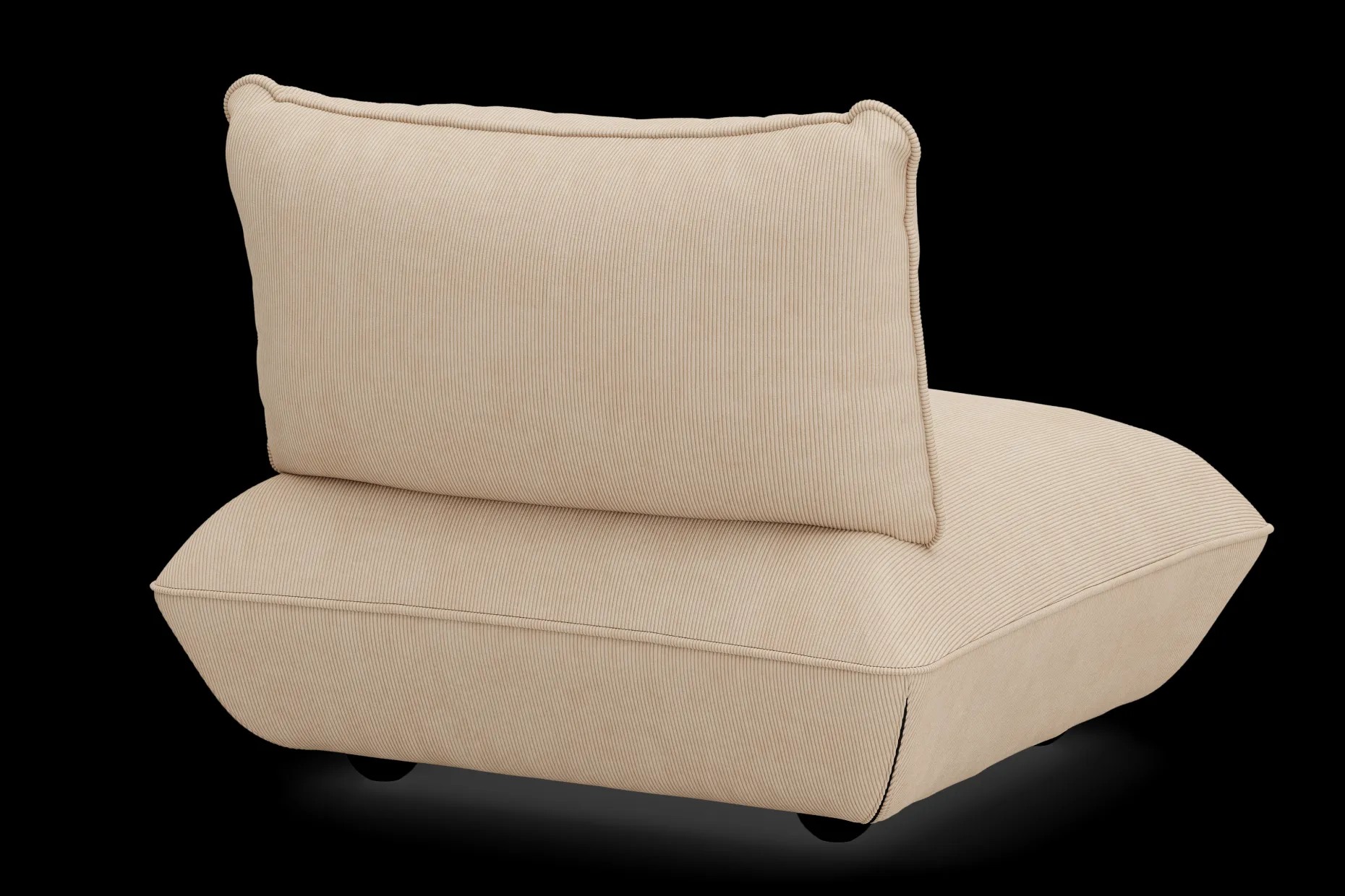 Sumo Seat Cord Seat, beige, 108x108x90 cm