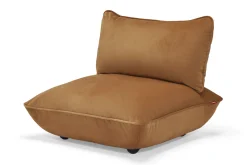 Sumo Seat Velvet Seat, marron, 108x108x90 cm
