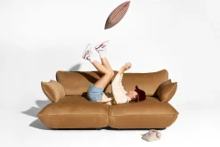 Sumo Seat Velvet Seat, marron, 108x108x90 cm