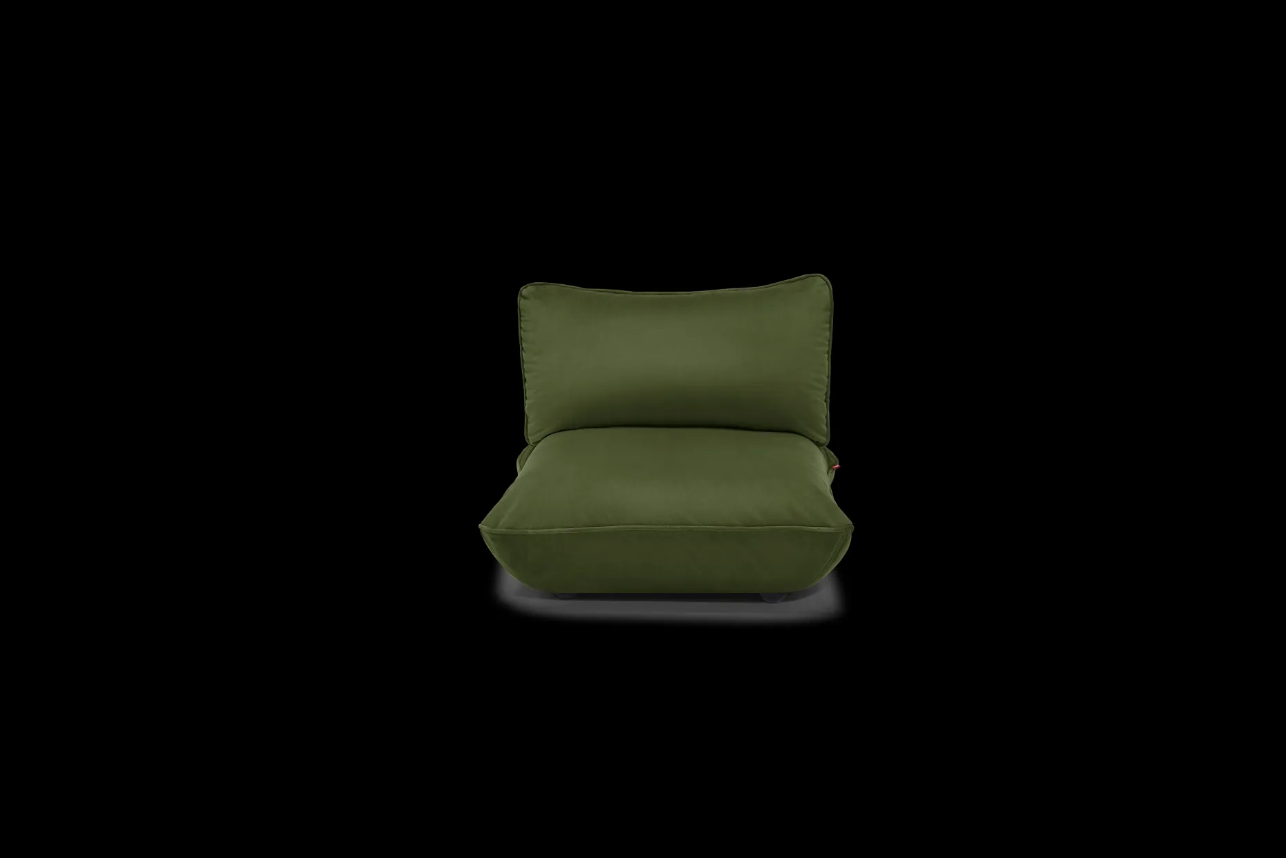 Sumo Seat Velvet Seat, vert, 108x108x90 cm