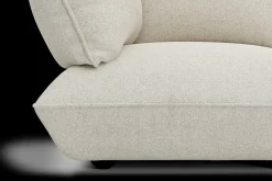 Sumo Sofa Grand Boucle Beige Canapé modulaire d’intérieur, 301x108x90 cm