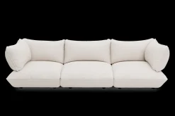 Sumo Sofa Grand Boucle Creme Canapé modulaire d’intérieur, 301x108x90 cm