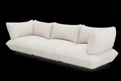 Sumo Sofa Grand Boucle Creme Canapé modulaire d’intérieur, 301x108x90 cm