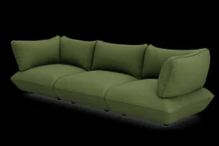 Sumo Sofa Grand Boucle Leaf Green Canapé modulaire d’intérieur, 301x108x90 cm