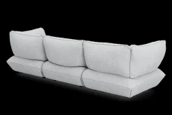 Sumo Sofa Grand Boucle Light Grey Melange Canapé modulaire d’intérieur, 301x108x90 cm