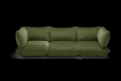 Sumo Sofa Grand Velvet Deep Green Canapé modulaire d’intérieur, 301x108x90 cm