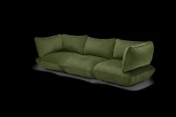 Sumo Sofa Grand Velvet Deep Green Canapé modulaire d’intérieur, 301x108x90 cm