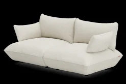 Sumo Sofa Medium Boucle Beige Canapé modulaire d’intérieur, 210.5x108x90 cm