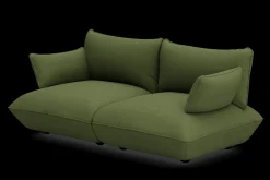 Sumo Sofa Medium Boucle Leaf Green Canapé modulaire d’intérieur, 210.5x108x90 cm
