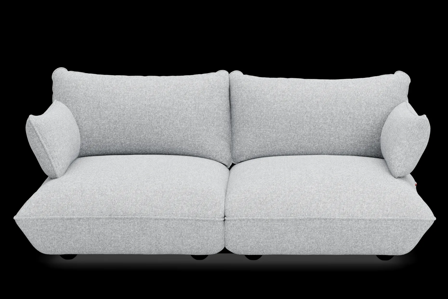 Sumo Sofa Medium Boucle Light Grey Melange Canapé modulaire d’intérieur, 210.5x108x90 cm