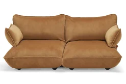 Sumo Sofa Medium Velvet Almond Canapé modulaire d’intérieur, 210.5x108x90 cm