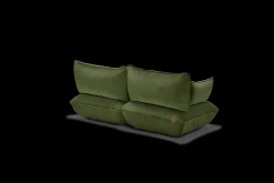 Sumo Sofa Medium Velvet Deep Green Canapé modulaire d’intérieur, 210.5x108x90 cm