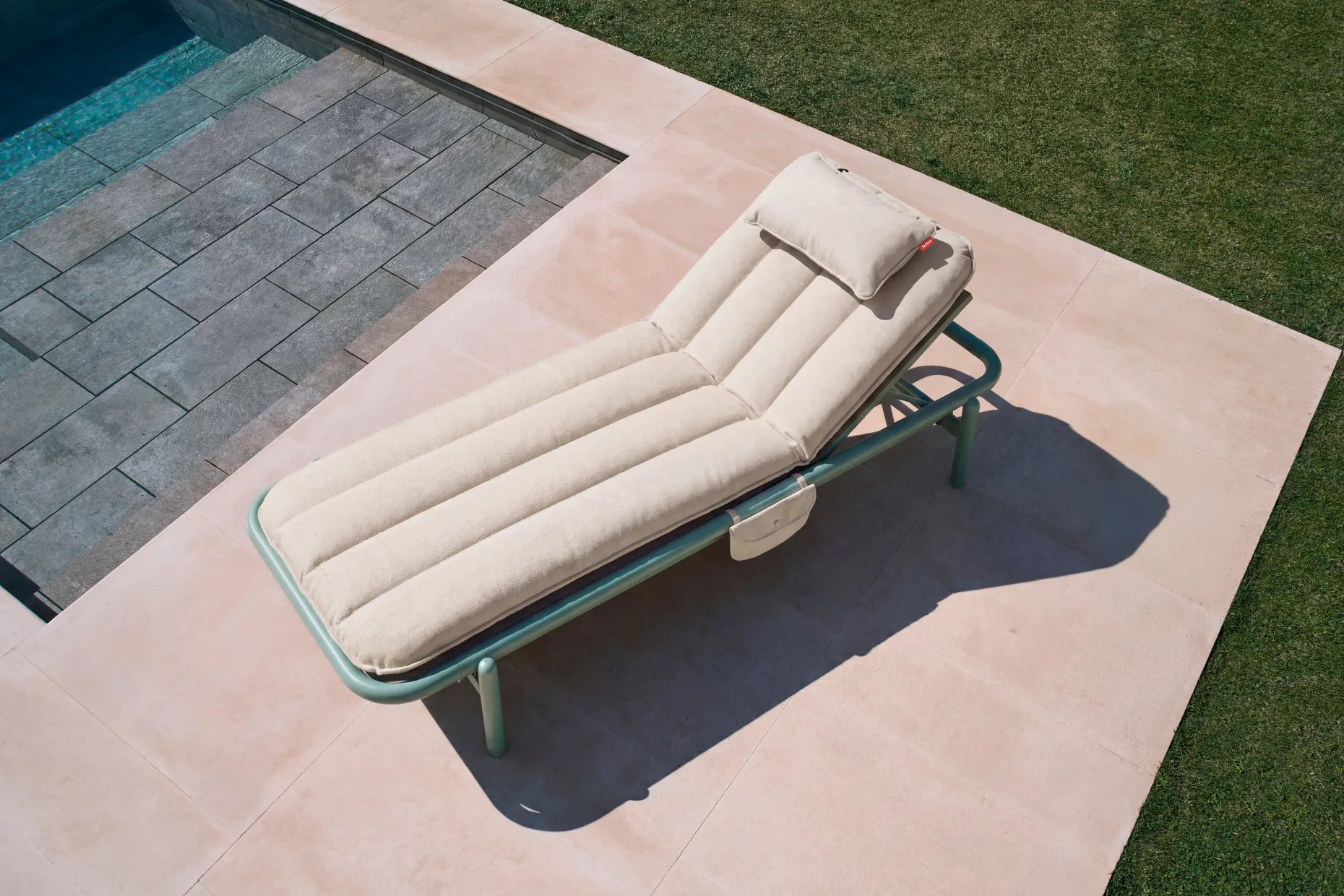 Sunbun Daybed Daybed d’extérieur, beige, 212x97x39 cm