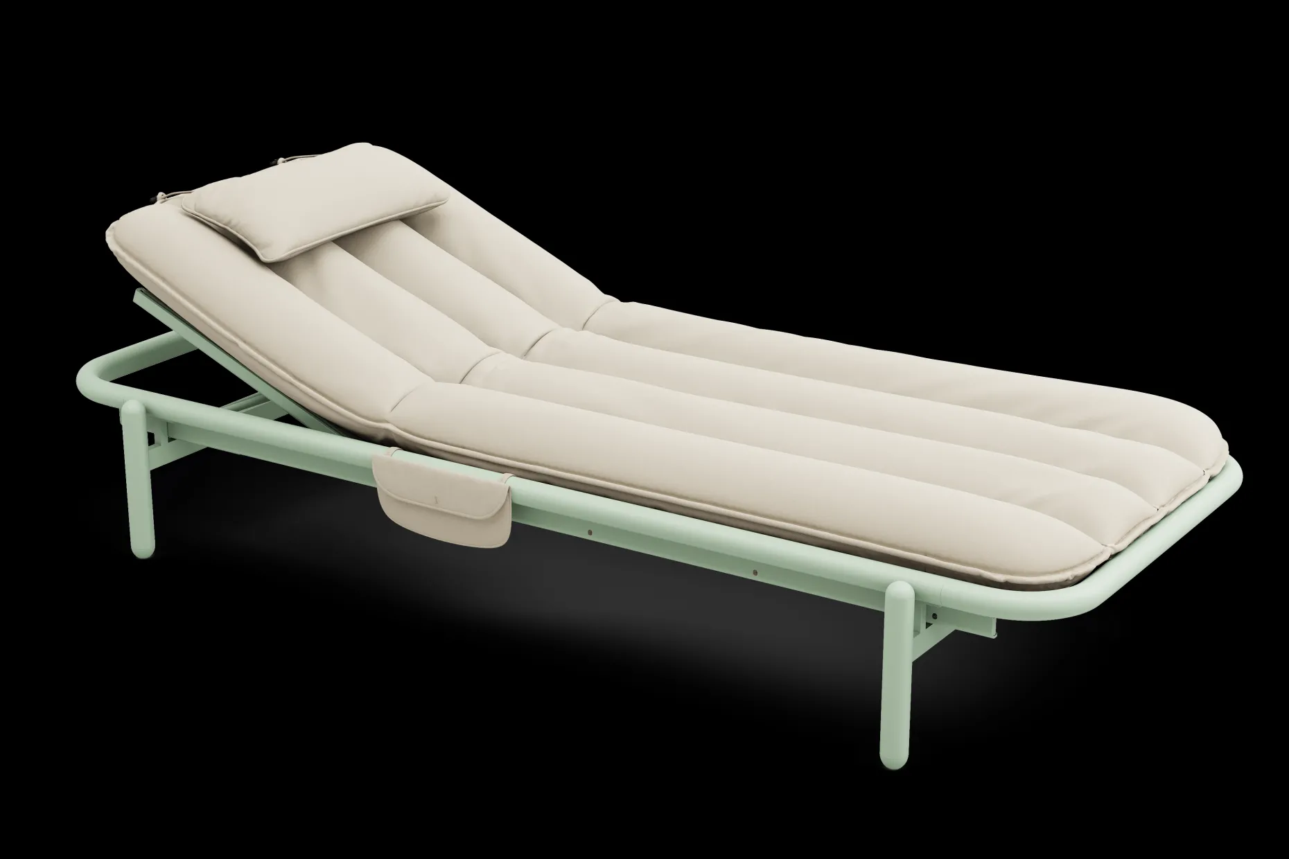 Sunbun Daybed Daybed d’extérieur, beige, 212x97x39 cm
