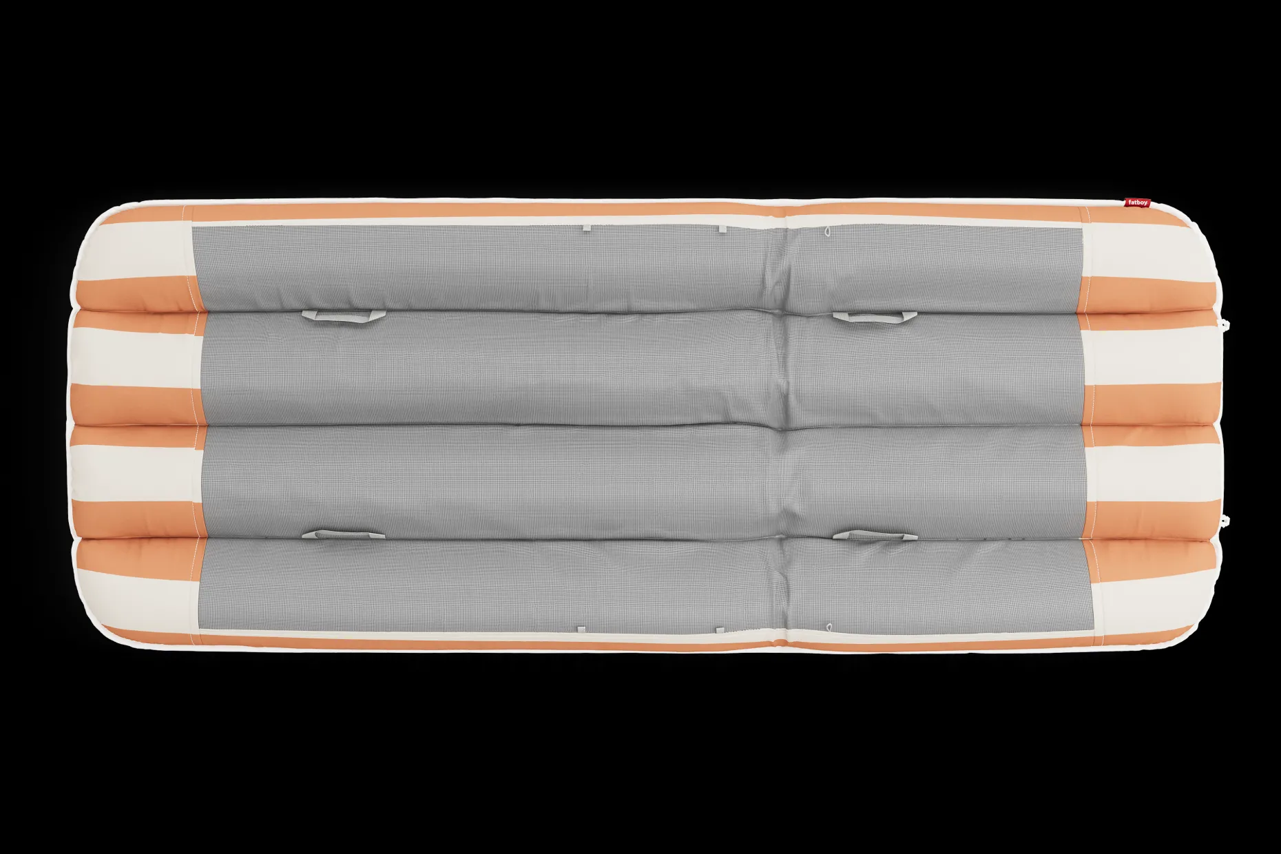 Sunbun Daybed Daybed d’extérieur, orange, 212x97x39 cm