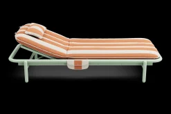 Sunbun Daybed Daybed d’extérieur, orange, 212x97x39 cm