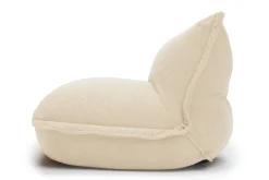 the BonBaron Sherpa Fauteuil lounge, beige, 120x120x75 cm
