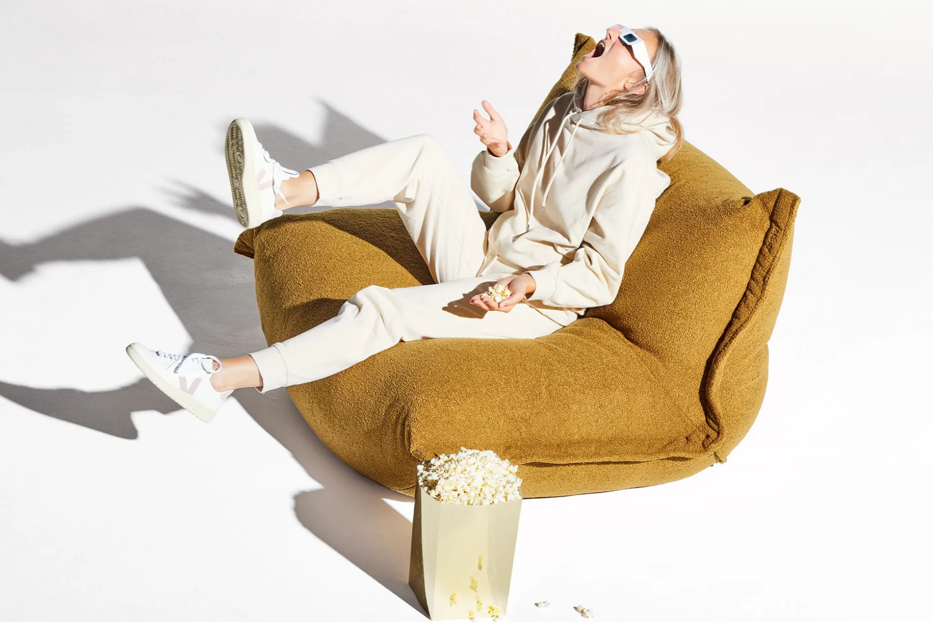 the BonBaron Sherpa Fauteuil lounge, or, 120x120x75 cm