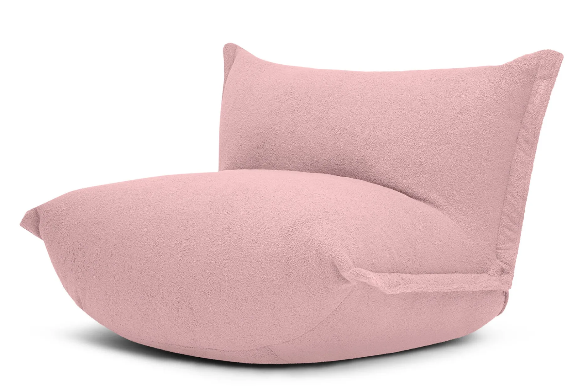 the BonBaron Sherpa Fauteuil lounge, rose, 120x120x75 cm