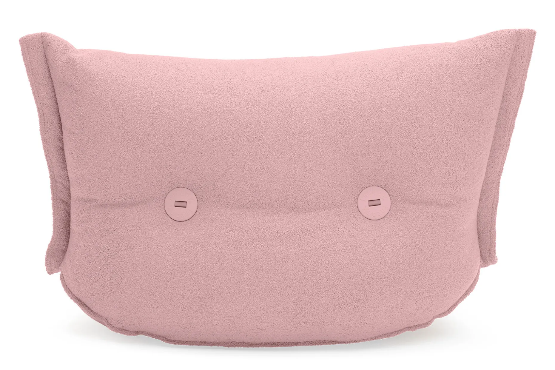 the BonBaron Sherpa Fauteuil lounge, rose, 120x120x75 cm
