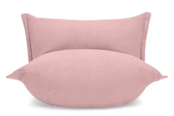 the BonBaron Sherpa Fauteuil lounge, rose, 120x120x75 cm