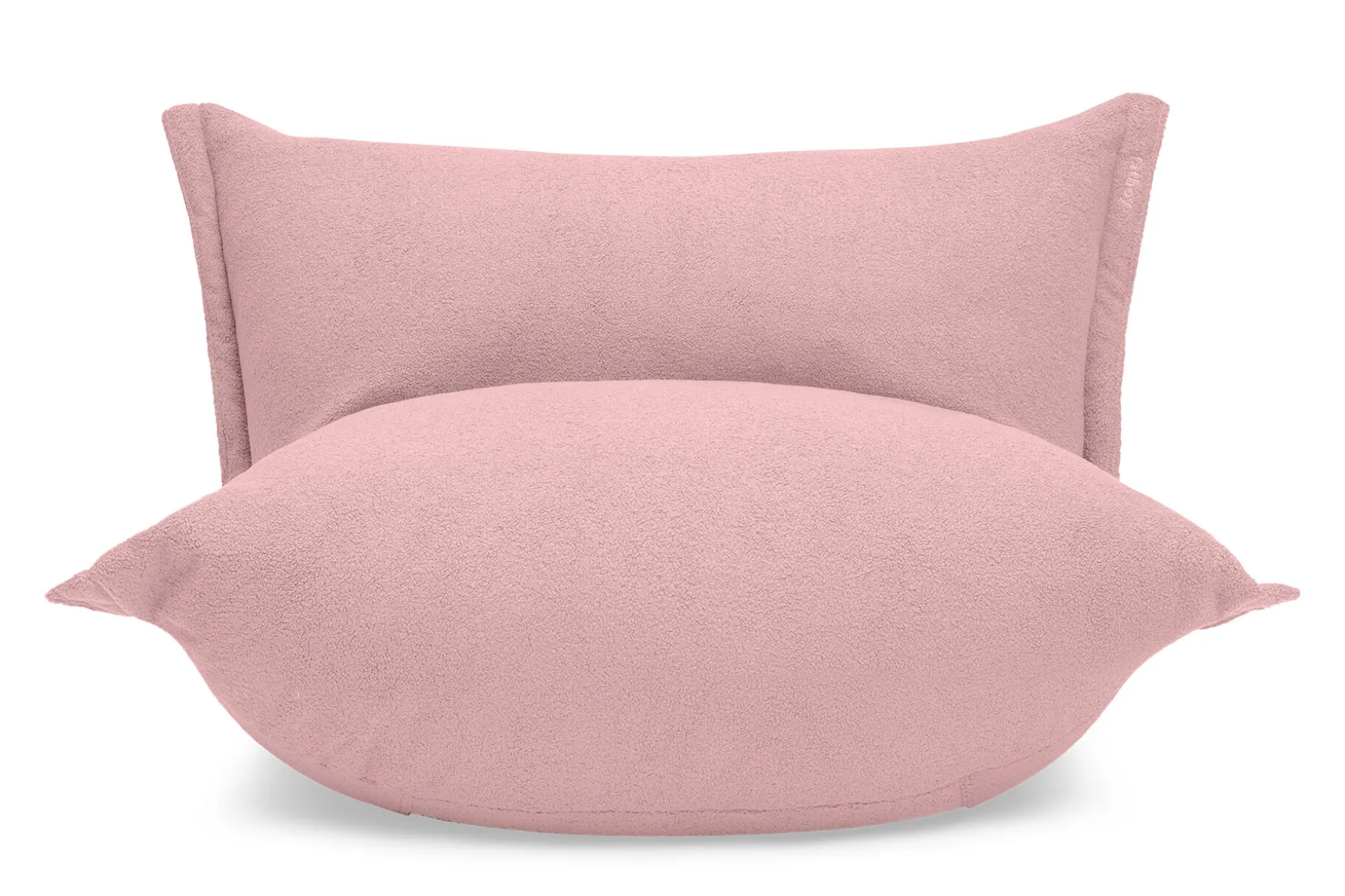 the BonBaron Sherpa Fauteuil lounge, rose, 120x120x75 cm
