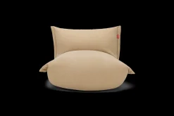 the BonBaron Slim Cord Fauteuil lounge, beige, 102x85x75 cm
