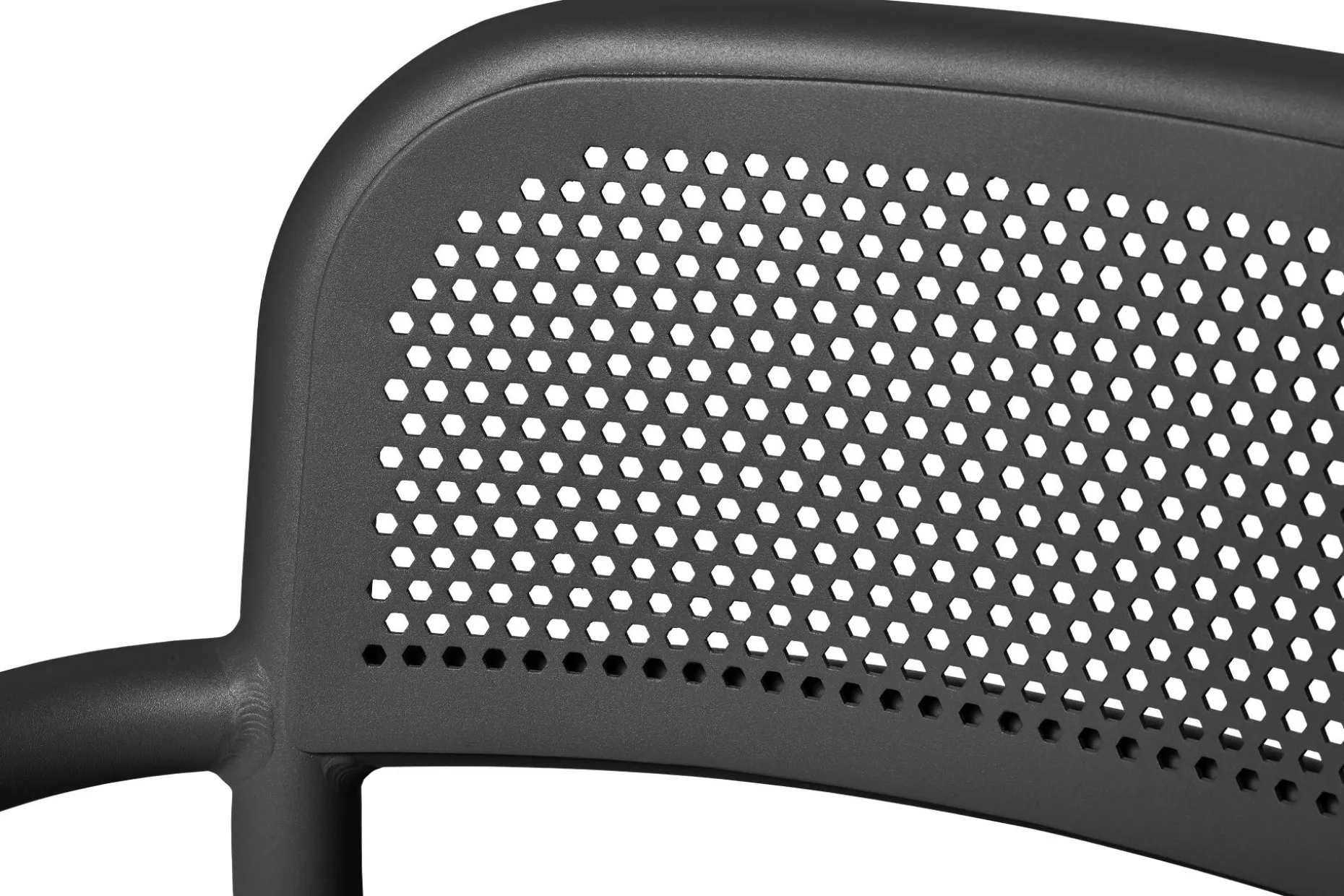Toní Armchair Chaise de jardin avec accoudoirs, black, 59.5x54.5x80.5 cm