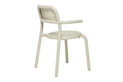 Toní Armchair Chaise de jardin avec accoudoirs, beige, 59.5x54.5x80.5 cm