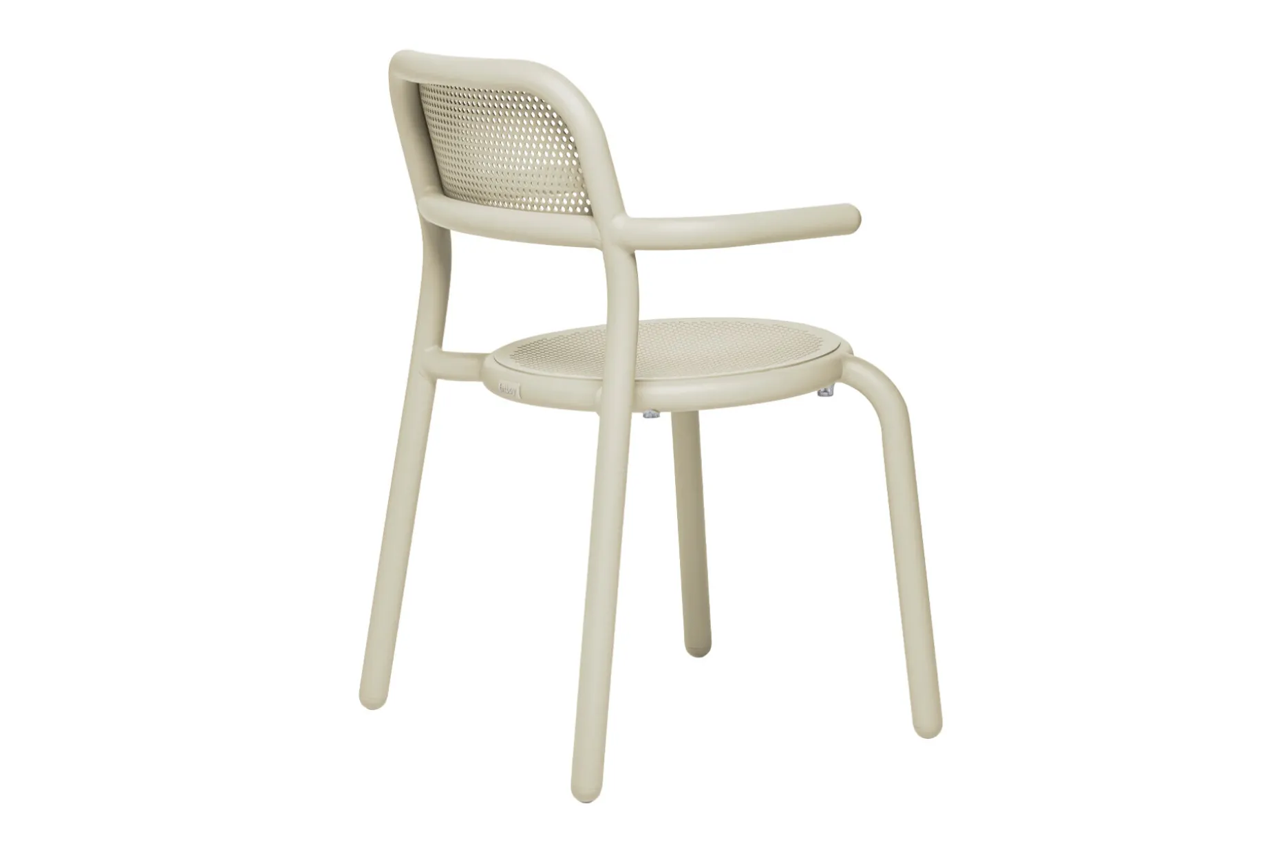 Toní Armchair Chaise de jardin avec accoudoirs, beige, 59.5x54.5x80.5 cm