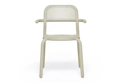 Toní Armchair Chaise de jardin avec accoudoirs, beige, 59.5x54.5x80.5 cm