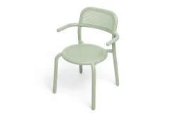 Toní Armchair Chaise de jardin avec accoudoirs, vert, 59.5x54.5x80.5 cm