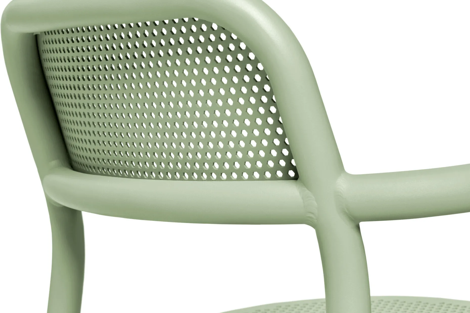 Toní Armchair Chaise de jardin avec accoudoirs, vert, 59.5x54.5x80.5 cm