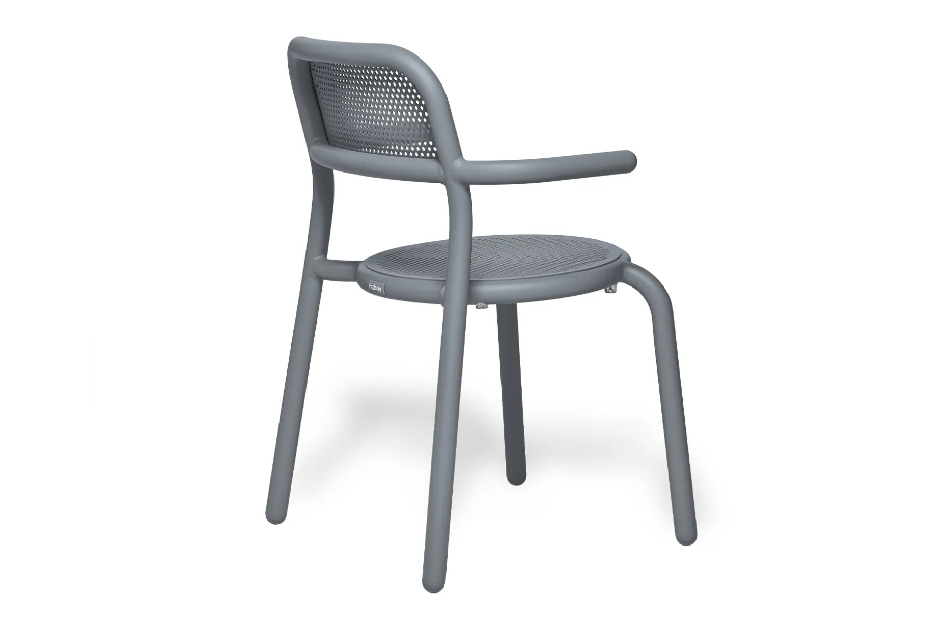 Toní Armchair Chaise de jardin avec accoudoirs, gris, 59.5x54.5x80.5 cm