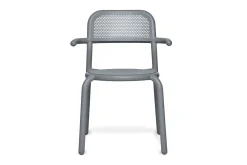 Toní Armchair Chaise de jardin avec accoudoirs, gris, 59.5x54.5x80.5 cm
