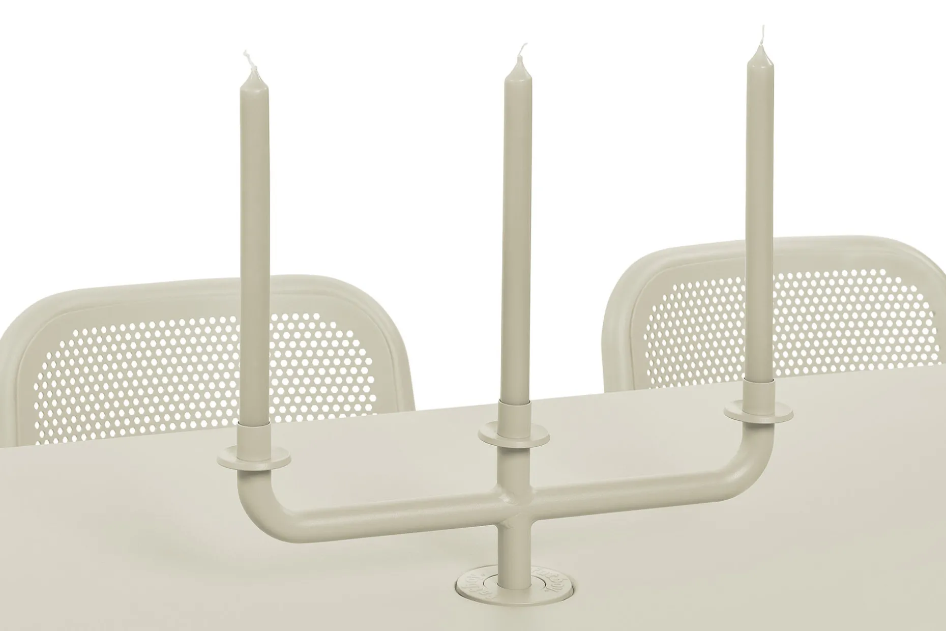 toní Candle Holder Chandelier / Bougier, vert, 46x5.5x16 cm