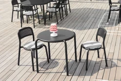 Toní Chair Chaise de jardin, black, 51.5x54.5x80.5 cm