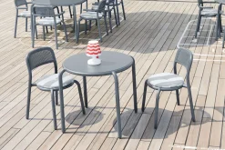 Toní Chair Chaise de jardin, gris, 51.5x54.5x80.5 cm