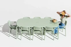 Toní Tablo Grande table de jardin, vert, 220x99x76 cm