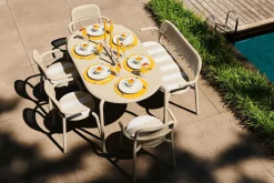 Toní Tavolo Table de jardin, gris, 160x90x76 cm